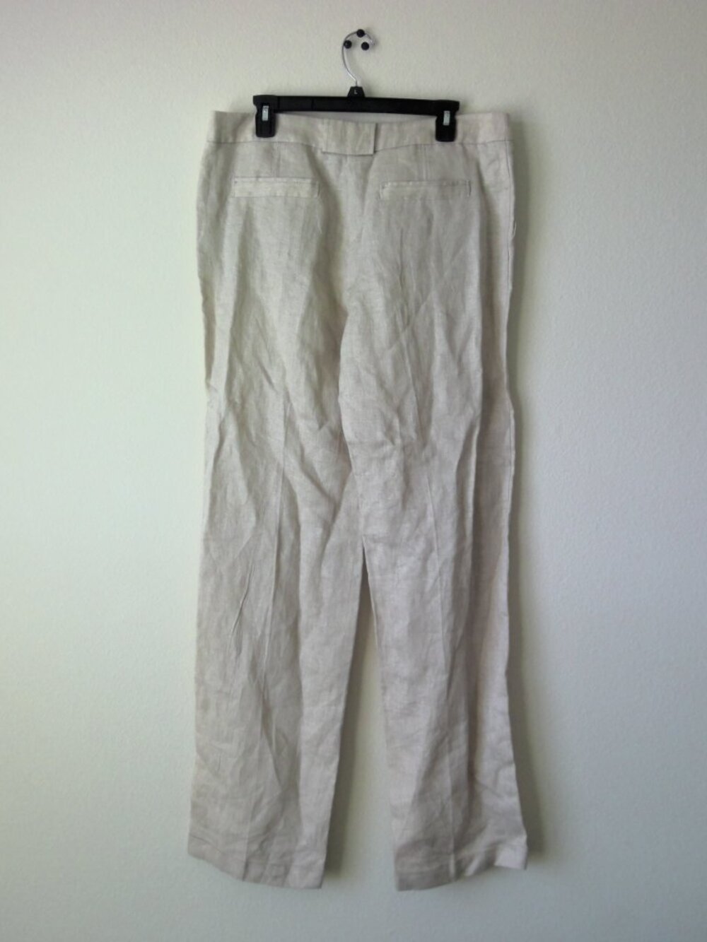 2-PC Linen-pleated front jacket & pant set by MNG MANGO size 12L in Wheat NWT - Picture 5 of 15